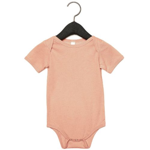 Bella Canvas Baby Triblend Short Sleeve One Piece Peach Triblend